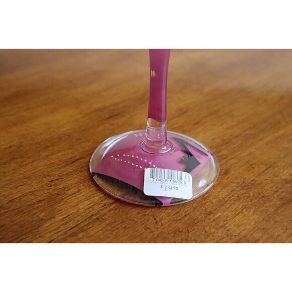 Lolita Love My Martini Shopaholic Glass 10oz Hand Painted Purse Heels Bag w/ Box - Picture 5 of 10